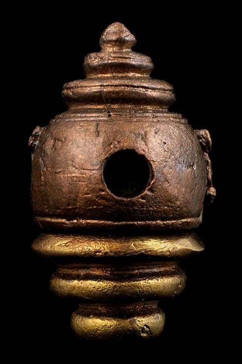 หัวขุนประคำปราบหงสา เนื้อนวะ ไม่ตอกโค๊ดแจกกรรมการ หลวงปู่หมุน วัดบ้านจาน