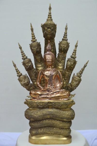 พระสิริพุทธจักรวรรดิ ขนาดหน้าตักองค์พระ ๙ นิ้ว วัดป่าบ้านขุมคำ จ.หนองคาย