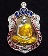 เหรียญเสมา อาจารย์ฝั้น อาจาโร ที่ระลึก 116 ปี ชาตกาล เนื้อนวะปะฉลุหน้ากากเงิน ขอบเงินลงยา 3สี 290
