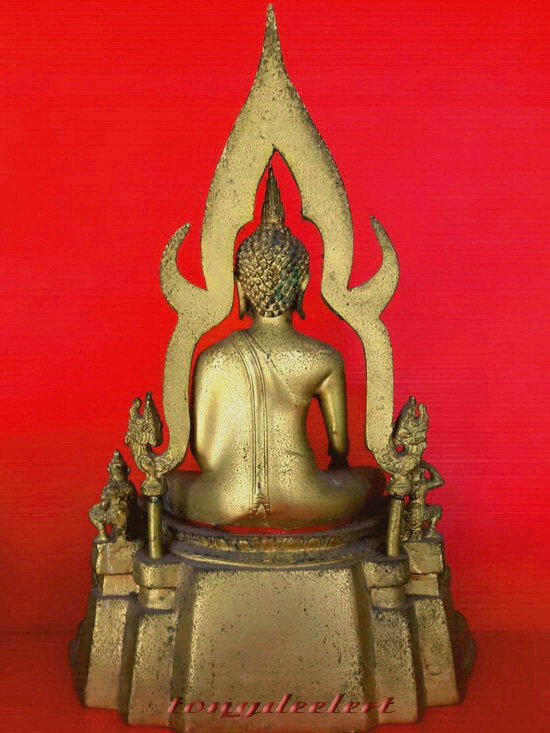 พระพุทธชินราชบูชา กะไหล่ทอง ซุ้มถอดได้ หน้าตัก 5 นิ้วค่ะ