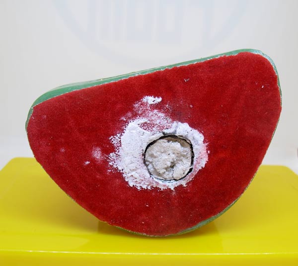 พระบูชา หลวงปู่ทิม อุดผงพรายกุมาร เนื้อเรซิ่นผสมพลอย ทาทอง ปี 2539