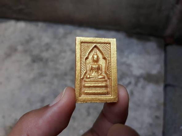 (เคาะเดียว) พระแหวกม่านหลังแม่ธรณี ลงทองกรรมการ ปี 43 หลวงปู่หมุน