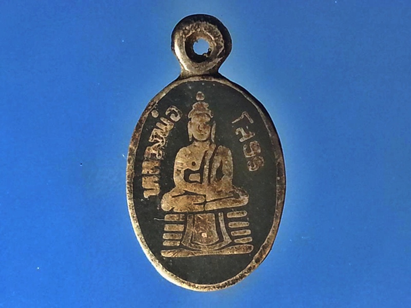 หรียญเม็ดแตง เงินลงถม หลวงพ่อโสธร วัดโสธรวรารามวรวิหาร จ.ฉะเชิงเทรา (1)