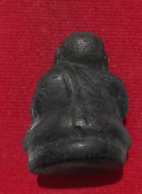 พระสังกัจจายน์ หลวงพ่อกวย วัดโฆสิตาราม เนื้อผงใบลาน มีกริ่ง(กริ่งดัง)