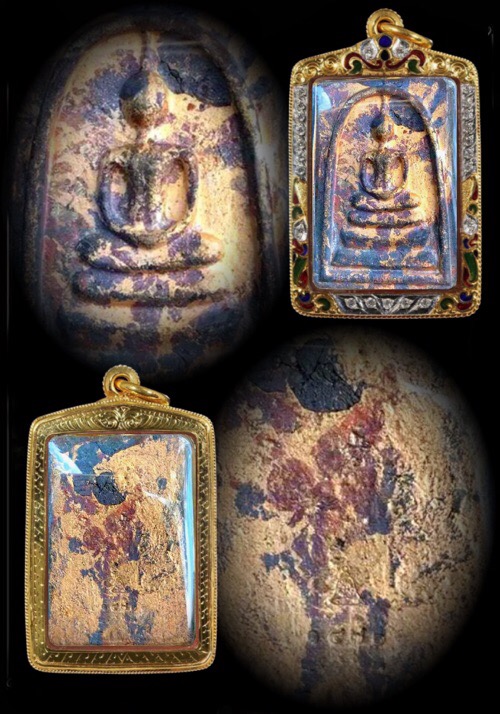 สมเด็จมหาโภคทรัพย์หลวงปู่หมุนเนื้อนวะเต็มสูตรแก่ทองคำ