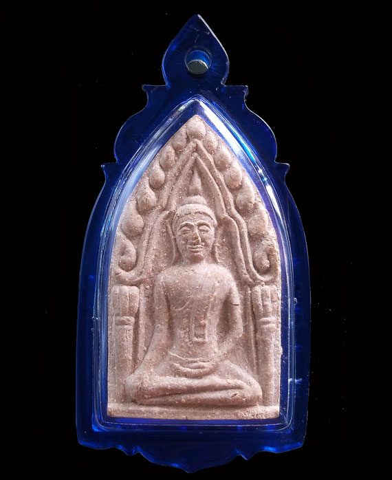 พระขุนแผนหลวงปู่หมุน ฐิตสีโล รุ่นแรกพิธีเจริญลาภ ปี42 สภาพสวย เนื้อเทาๆไม่มีเทาะ