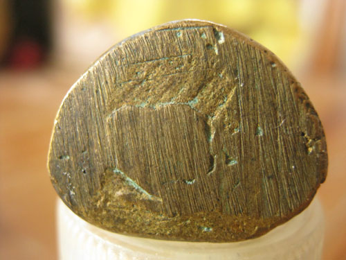 หลวงพ่อเงินปืนแตก เศียรกลม