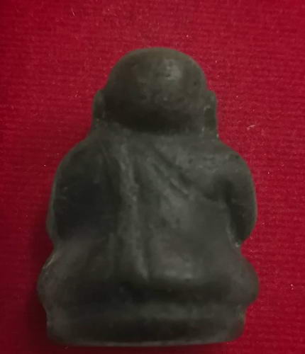 พระสังกัจจาย หลวงพ่อกวย วัดโฆสิตาราม เนื้อผงใบลาน มีกริ่ง(กริ่งดัง) 