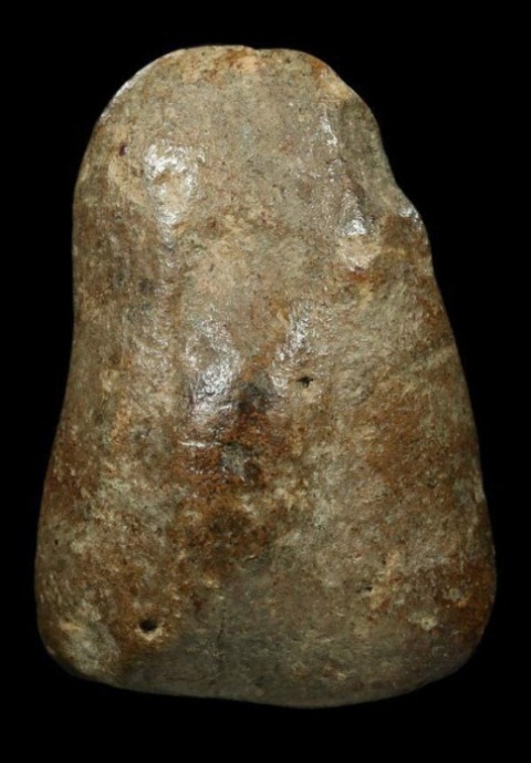 พระเม็ดน้อยหน่า เนื้อดิน จ.สุโขทัย เนื้อจัด ดูง่าย