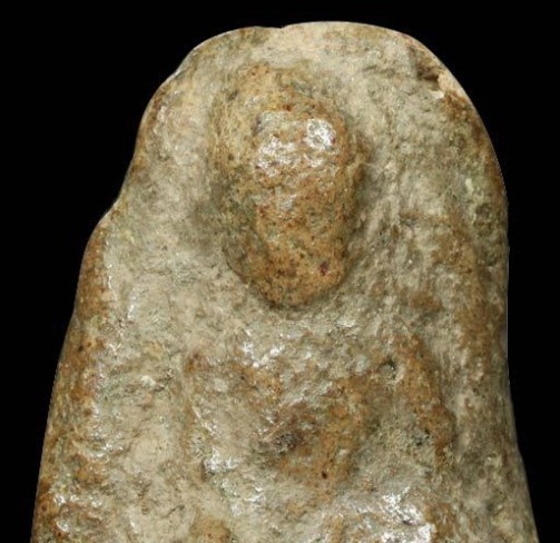 พระเม็ดน้อยหน่า เนื้อดิน จ.สุโขทัย เนื้อจัด ดูง่าย