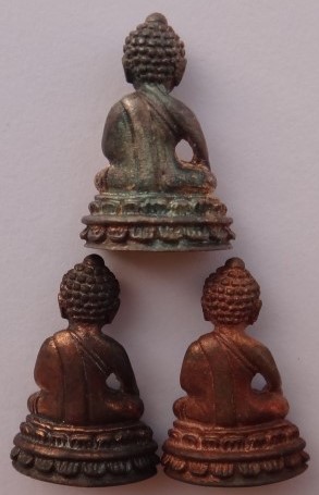 พระชัยวัฒน์เจ้าสัว วัดบวรนิเวศ เนื้อเงิน นวะโลหะ สัมฤทธิ์ ปี37เคาะเดียว