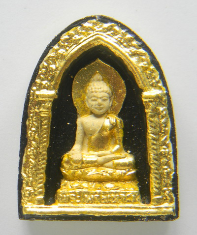 เคาะแรกแดง...พระผงไพรีพินาศ ลงรักปิดทอง ๒๕๓๖ / ไม่มีกล่อง