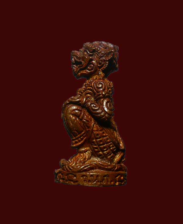 หนุมานมหาปราบ หลวงพ่อสาคร รุ่นแรก ปี52 เนื้อทองแดงเถื่อน โค้ตนุ หมายเลข7156 พร้อมกล่องเดิมครับ