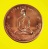 เหรียญทรงผนวช ปี 2550 วัดบวรนิเวศวิหาร เนื้อทองแดง  ขนาด 3 เซ็นติเมตร สวย ตลับเดิม