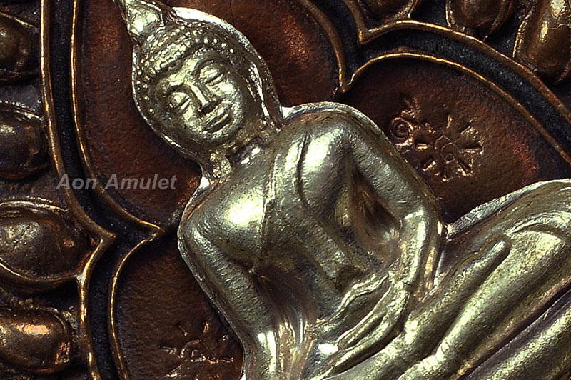  เหรียญเจ้าสัวหลวงพ่อโต ซำปอกง เนื้อนวโลหะหน้ากากเงิน หลวงปู่บัว ถามโก พศ.2556 หมายเลข No.725