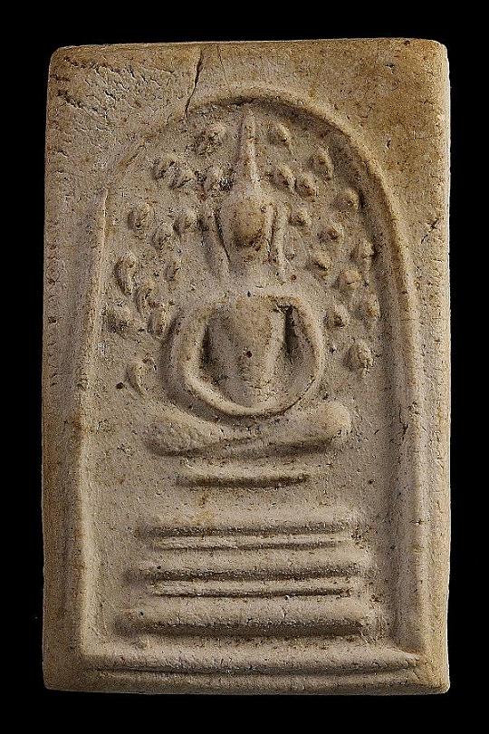  สมเด็จปรกโพธิ์หลวงปู่นาควัดระฆังหลังยันต์ตรี2495 สวย