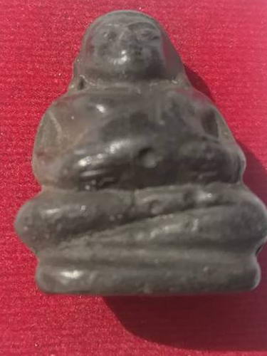 พระสังกัจจาย หลวงพ่อกวย วัดโฆสิตาราม เนื้อผงใบลาน มีกริ่ง(กริ่งดัง)#1