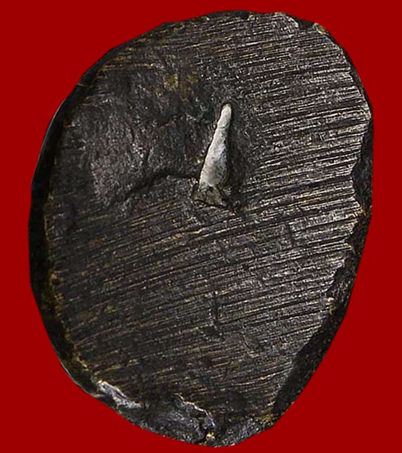 รูปหล่อ หลวงพ่อเงิน วัดบางคลาน รุ่นปืนแตก พิมพ์ ไตรมาส วัดคงคาราม อ.โพทะเล จ.พิจิตร 