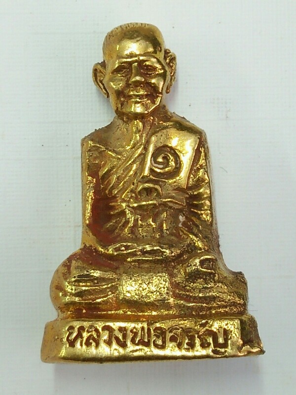 +++  พระรูปหล่อ หลวงพ่อจรัญ วันอัมพวัน รุ่นแรก สวยๆ พร้องกล่องเดิมๆแท้ดูง่าย