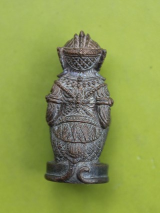 ((เคาะเดียวแดง)) รูปหล่อหนุมาน "ไม่ทราบที่" เนื้อนวฯ ตอกโค๊ต (กริ่งหลุด) ตามรูป