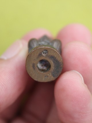 ((เคาะเดียวแดง)) รูปหล่อหนุมาน "ไม่ทราบที่" เนื้อนวฯ ตอกโค๊ต (กริ่งหลุด) ตามรูป