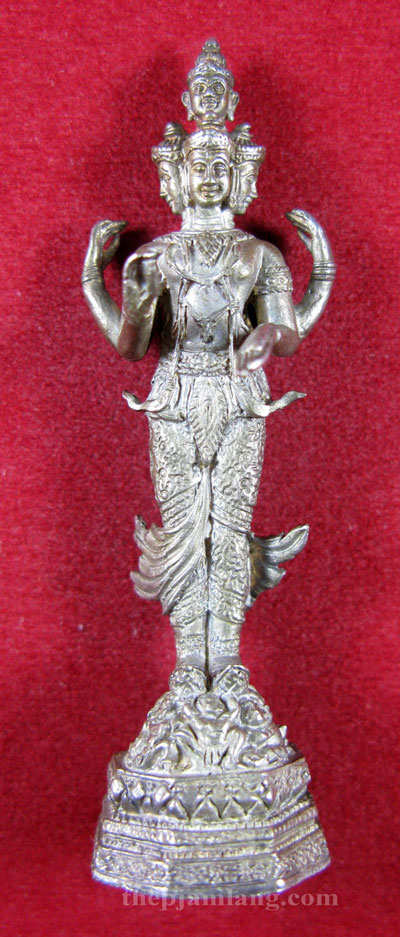 พระตรีมูรติ เนื้อเงิน สูง 2.5 นิ้ว