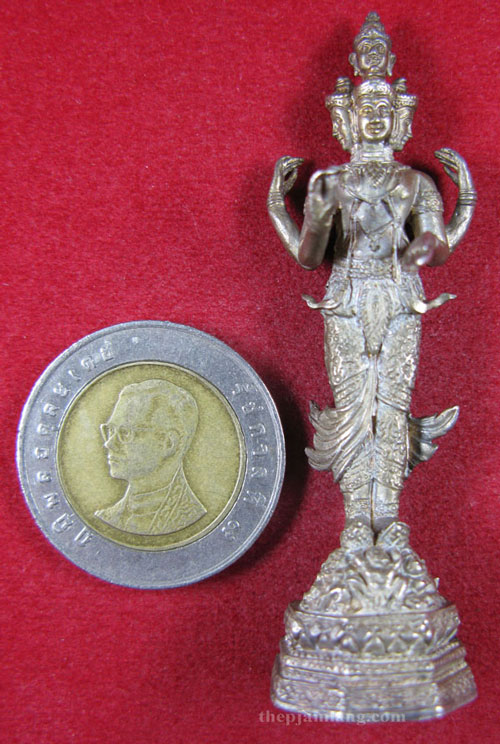 พระตรีมูรติ เนื้อเงิน สูง 2.5 นิ้ว