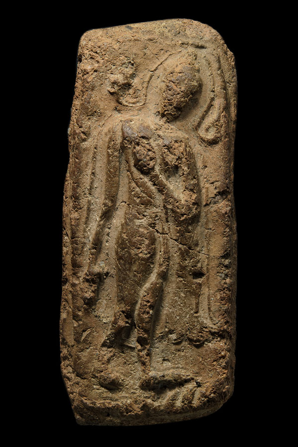 พระลีลาเนื้อดินเผา กรุวัดพระแก้ว เพชรบูรณ์ หาดูยากมากครับ