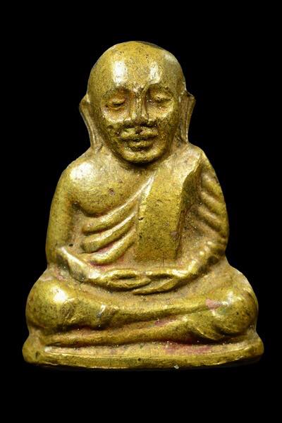 รูปหล่อหลวงพ่อเงิน 2515 วัดบางคลาน เนื้อทองเหลือง ออกวัดบึงนาราง จ พิจิตร บล็อกดั้งแตกนิยม ก้นวงเดือ