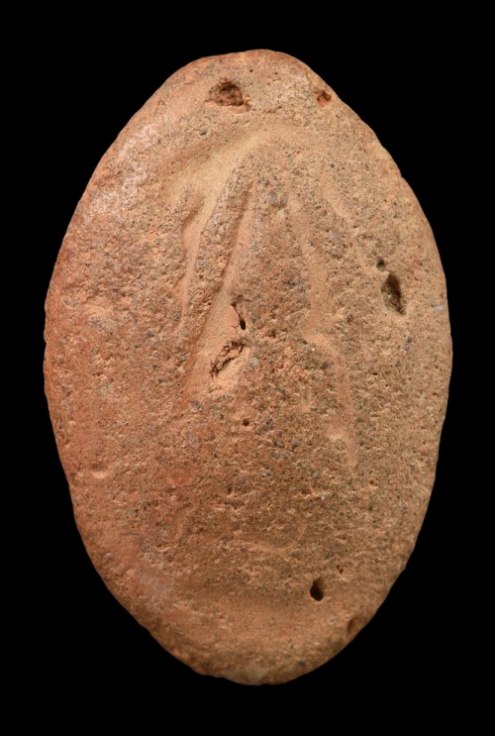 พระกรุวัดจุฬามณี พิมพ์หน้าฤาษีหลังนาง เนื้อดิน จ.พิษณุโลก