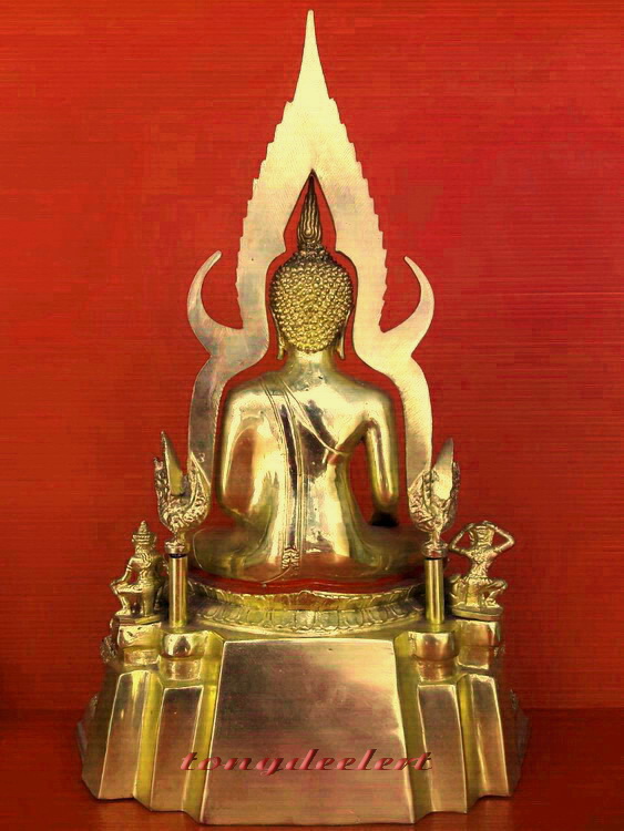 พระพุทธชินราชบูชา กะไหล่ทอง ฐานสูง ซุ้มถอดได้ สวยมากค่ะ