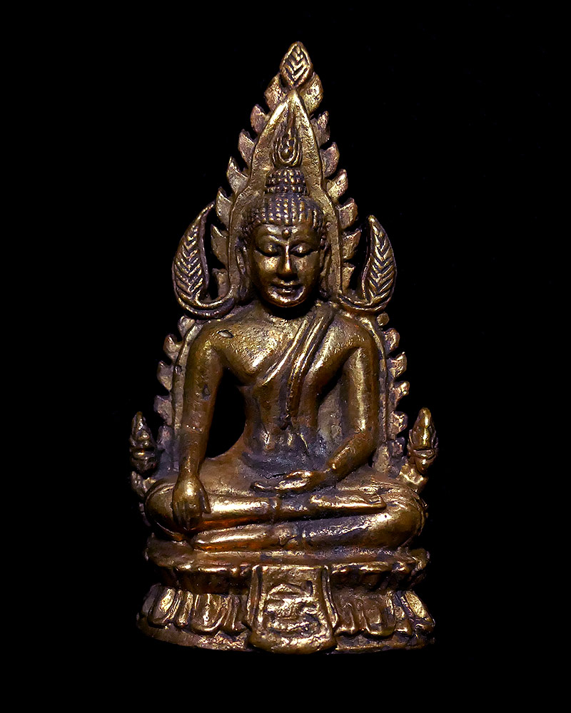 พระพุทธชินราชฐานผ้าทิพย์ เนื้อสัมฤทธิ์ หลวงปู่มี วัดมารวิชัย จ.อยุธยา ปี ๓๘