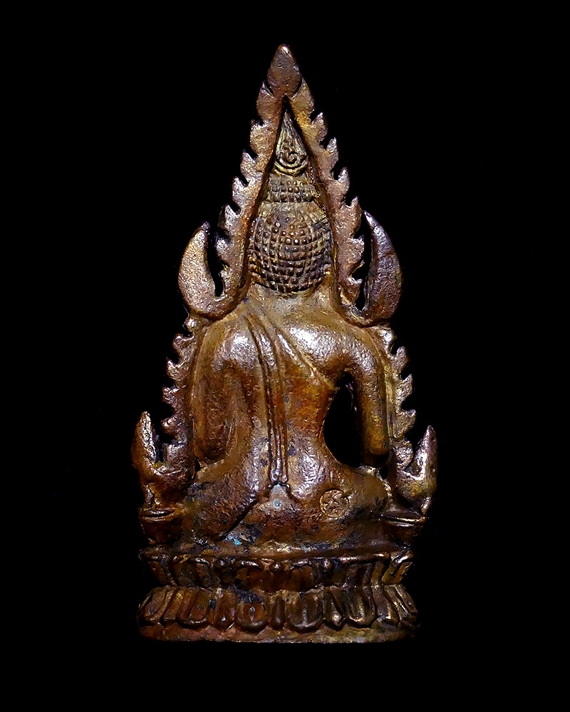 พระพุทธชินราชฐานผ้าทิพย์ เนื้อสัมฤทธิ์ หลวงปู่มี วัดมารวิชัย จ.อยุธยา ปี ๓๘