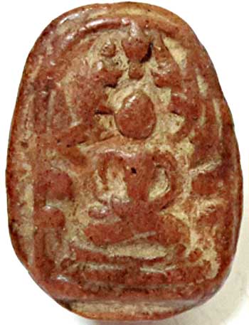 *พิมพ์นาคปรก เม็ดบัว เนื้อดินเผา ..ลพ.เข่ง วัดพระพิเรนทร์*