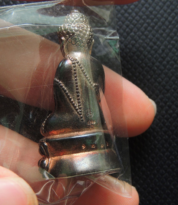 พระกริ่ง + พระชัยวัฒน์ ชินบัญชร นวะกลับดำ ก้นเงิน ++พร้อมกล่องเดิม++