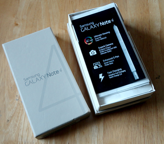 กล่อง SAMSUNG NOTE 4 พร้อมคู่มือ พิเศษแถมอุปกรณ์