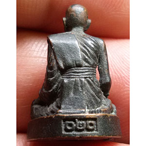 รูปหล่อ ก้นอุดเทียนชัย หลวงพ่อน้อย วัดธรรมศาลา จ.นครปฐม ปี 2534