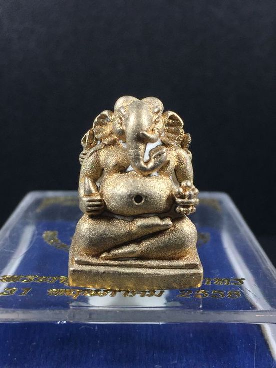 พระพิฆเนศ สมปราถนา66 เนื้ออัลปากา หลวงพ่อหลาย วัดคันลัด 