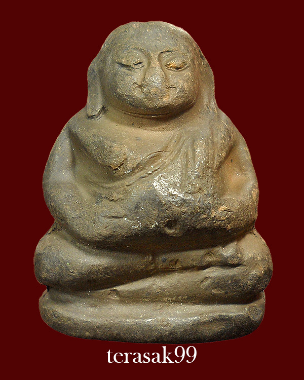 พระสังกัจจายน์ลอยองค์ หลวงพ่อกวย วัดโฆสิตาราม จ.ชัยนาท เนื้อดินผสมผงใบลาน อุดกริ่ง ราคาเบาๆ