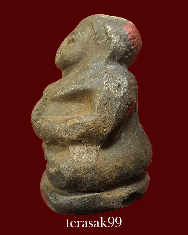 พระสังกัจจายน์ลอยองค์ หลวงพ่อกวย วัดโฆสิตาราม จ.ชัยนาท เนื้อดินผสมผงใบลาน อุดกริ่ง ราคาเบาๆ