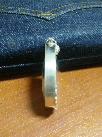 หายากมาก เจริญพรไตรมาส เนื้อทองแดง (บล๊อคทองคำ) เลข 4280 พร้อม + กรอบเงิน พบเห็นน้อยแล้วครั