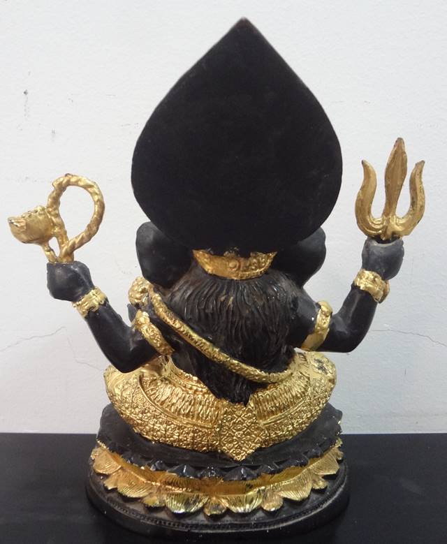 พระพิฆเนศโบสถ์พราหมณ์ หน้าตักกว้าง 6 นิ้ว สูง 9 นิ้ว