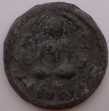 เหรียญหล่อ หลวงพ่อชำนาญ เนื้อตะกั่วถ้ำชา ไตรมาส48 เคาะเดียว170