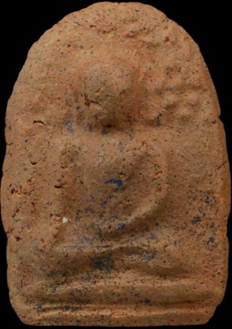 พระพิมพ์พระเปิม เนื้อดิน กรุวัดคู้ยาง จ.กำแพงเพชร ฟอร์มตรง สภาพดี