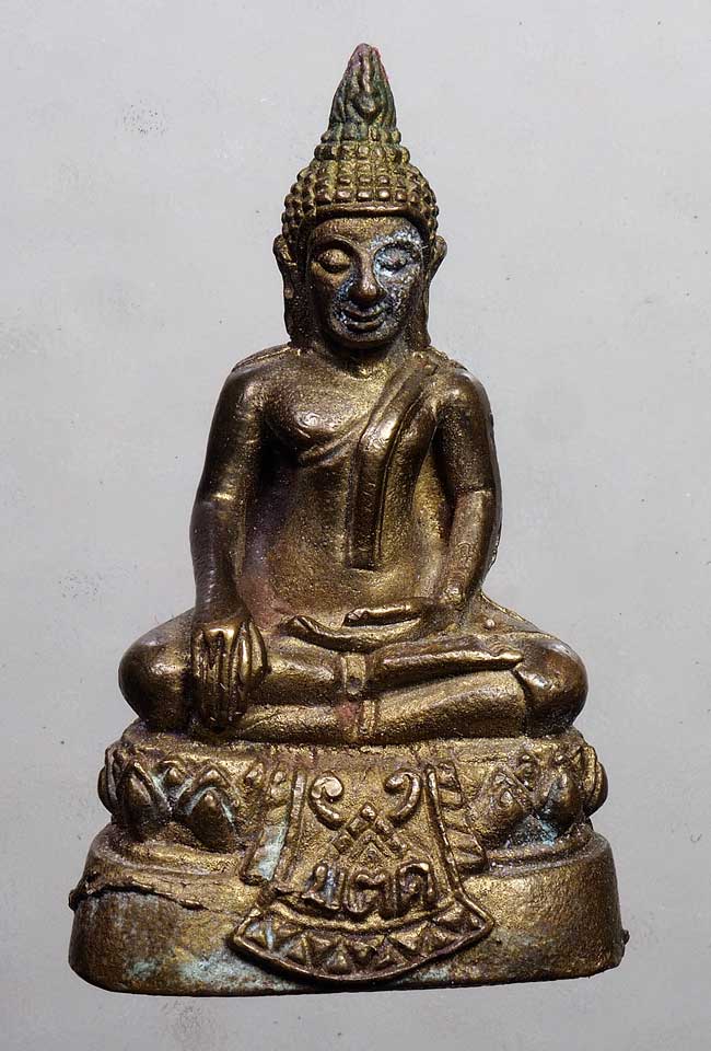 50บาท//พระกริ่งวัดเขาตะเครา จ.เพชรบุรี เนื้อทองเหลือง ปี 2516 .... 11