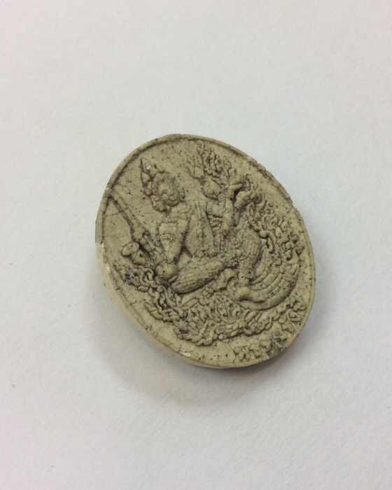 ท้าวมหาพรหม รุ่นพรหมรังษี ที่ระลึก100ปี สมเด็จพระญาณสังวร วัดบวรนิเวศ เนื้อผงอิทธิเจ แตกลายงา No.750