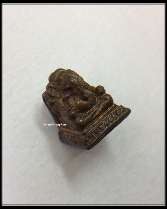 พระพิฆเนศ รุ่นพ่อให้ 80 ศาลเจ้าพ่อหลักเมืองพระประแดง เนื้อนวโลหะ ปี51 กล่องเดิม