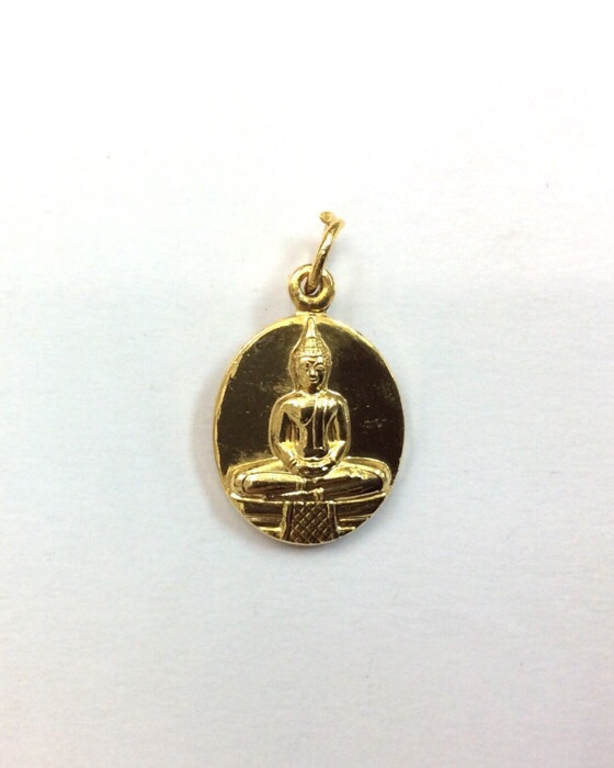 เหรียญหลวงพ่อโสธร หลังยันต์พระพุทธเจ้าห้าพระองค์ เนื้อกะไหล่ทอง กล่องเดิม #2