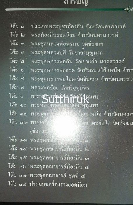 หนังสือ รวมภาพชนะเลิศการประกวด พระท้องถิ่น จ.นครสวรรค์ ปี 2551