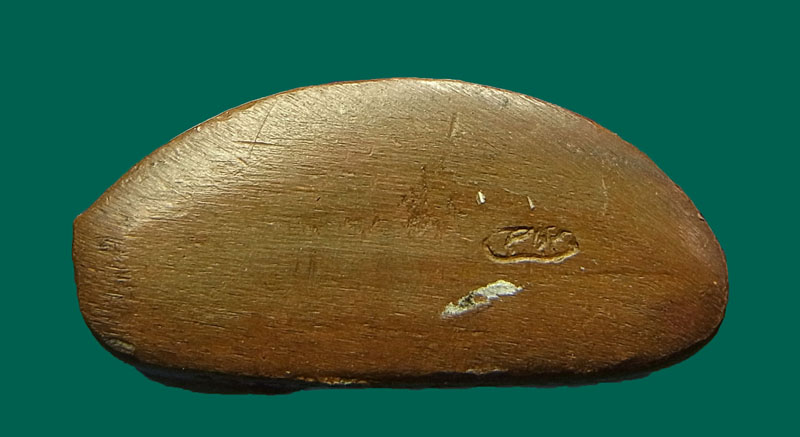 รูปหล่อปั๊มรุ่นแรก หลวงพ่อเปิ่น วัดบางพระ นครปฐม ตอกโค๊ดชัดเจน สวยเดิม  เนื้อทองแดง ปี 2535